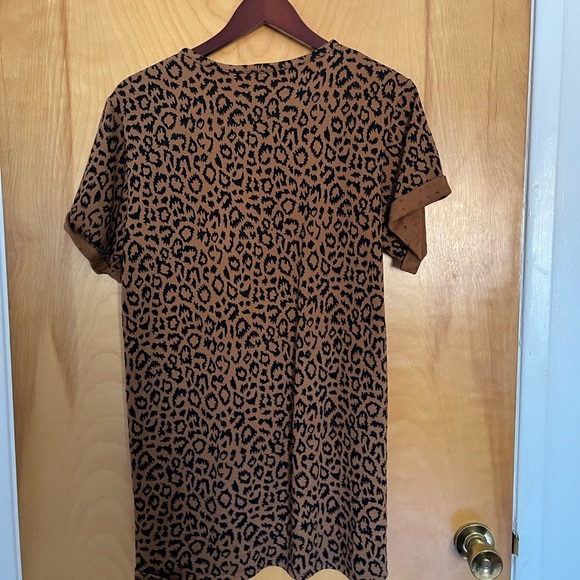Emerson Fry Leopard Print Dress Sz S - Picture 3 of 4